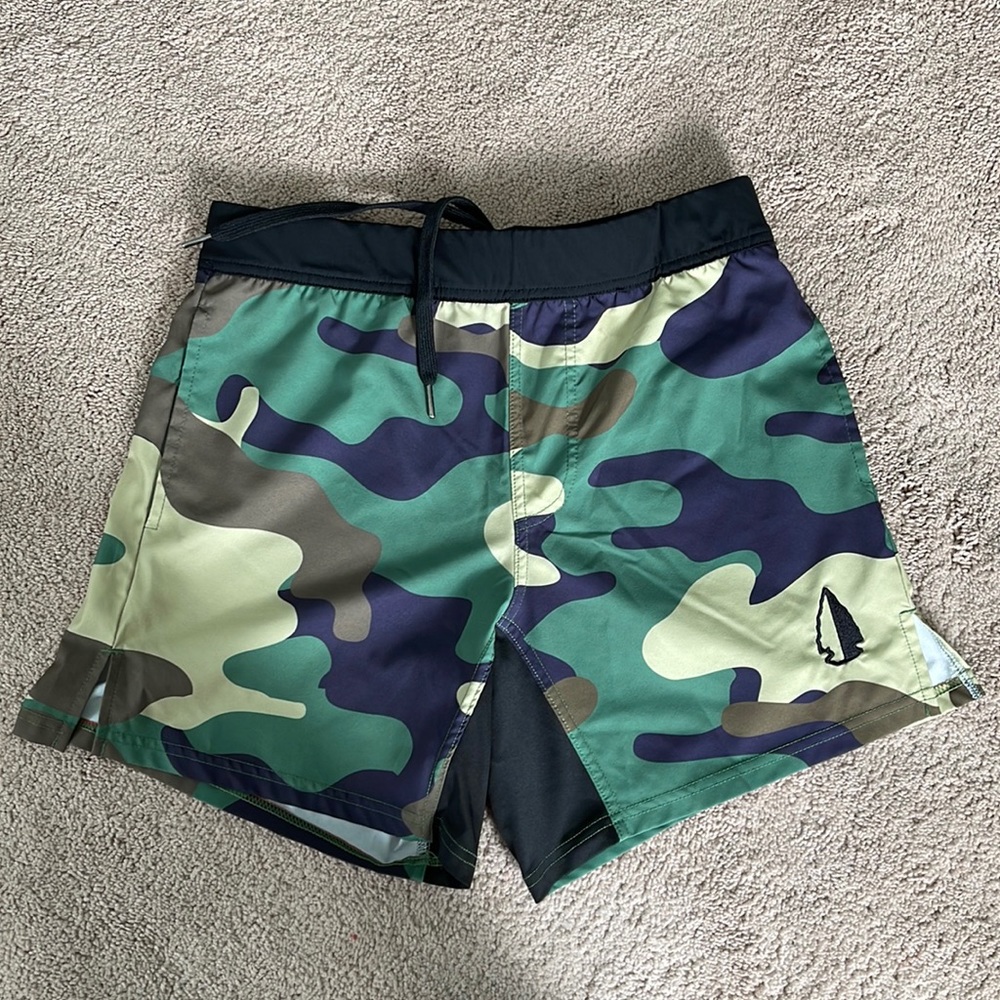 Tachuntfish Camo Athletic Shorts